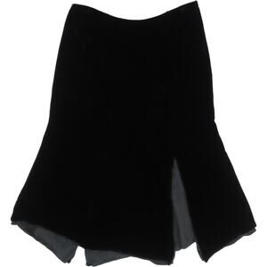 Carmen Marc Valvo Black Velvet Silk Evening Cocktail Party Prom Formal 10